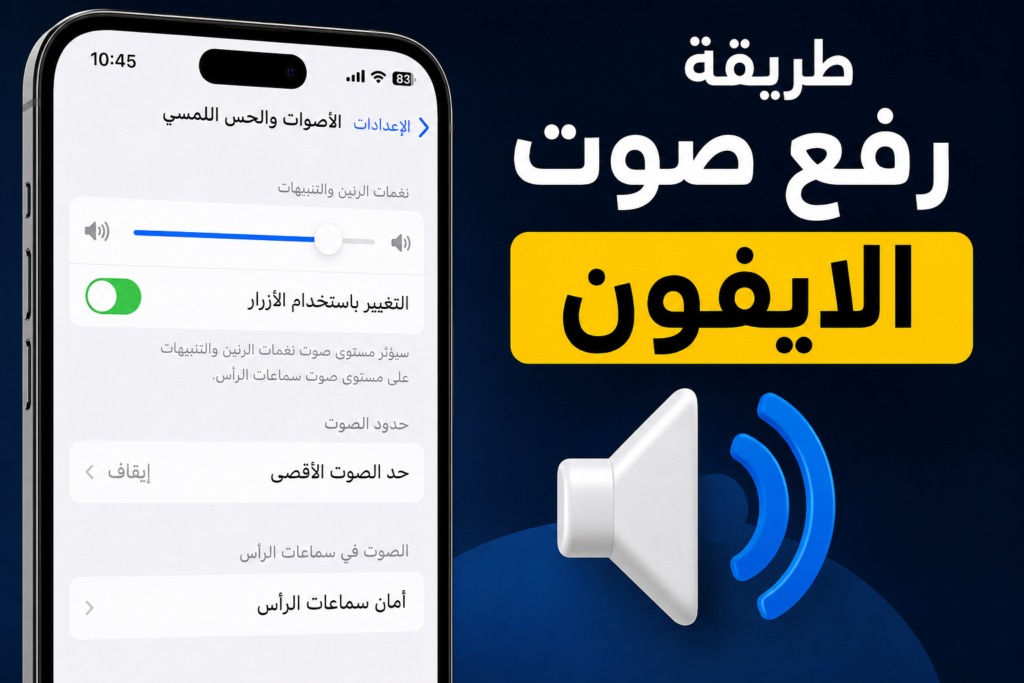 رفع صوت الايفون - شرح مهند العتيبي لحل مشكلة الصوت المنخفض